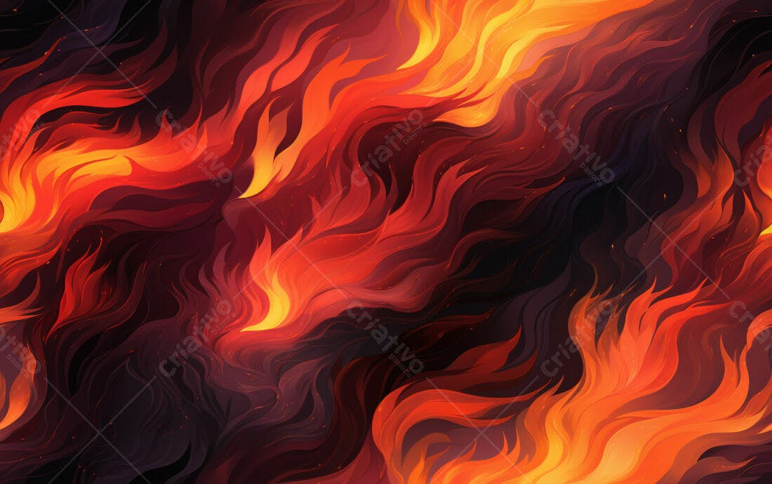 Textura Fogo Abstrato para Fundo de Game