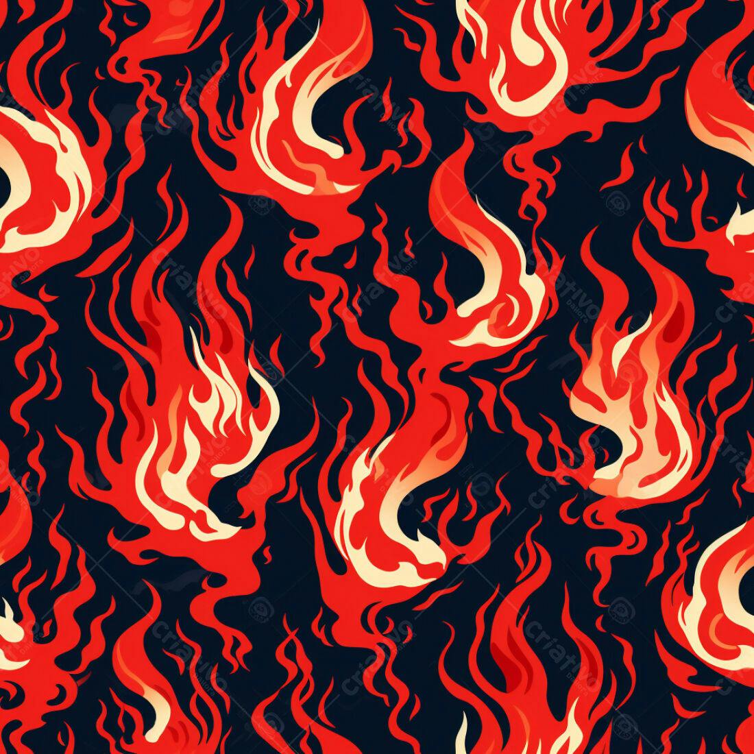 Textura Chamas Vermelhas para Fundo