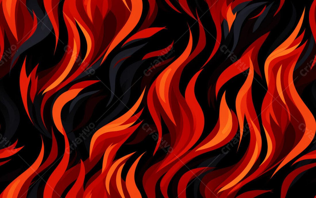 Textura Chamas Vermelhas e Pretas para Fundo