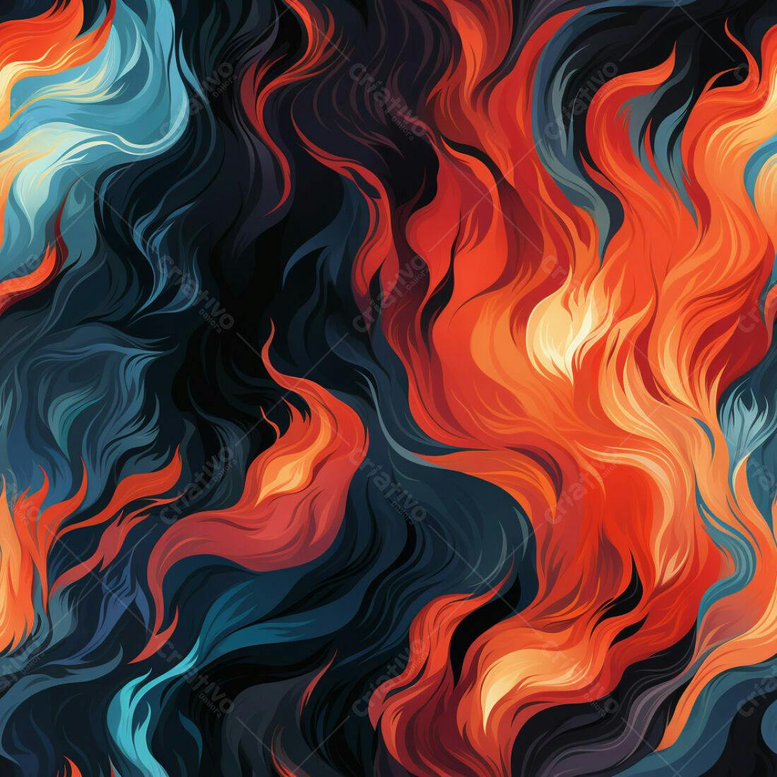Textura Chamas Abstratas para Fundo