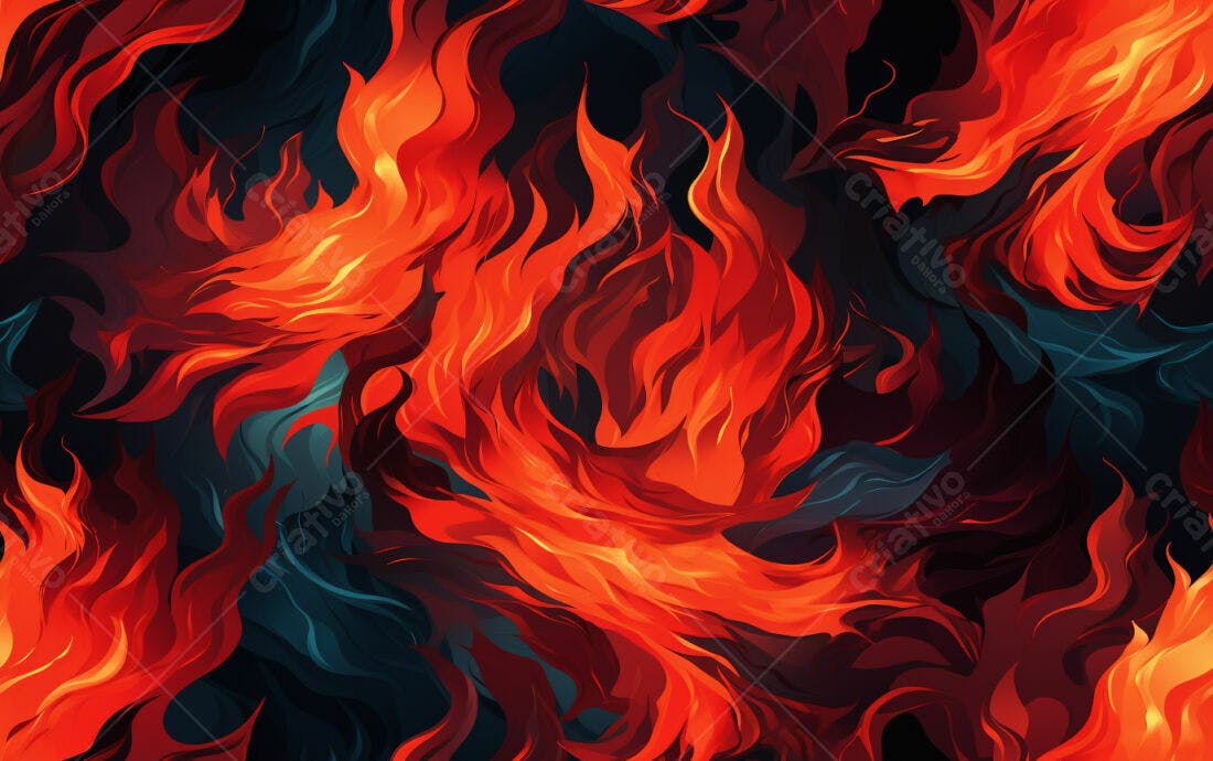 Textura Fogo Abstrato para Fundo de Game