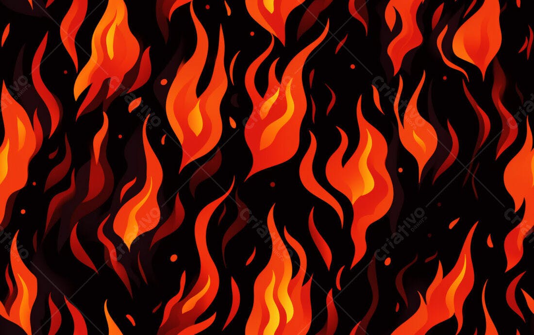 Textura Fogo Vermelho e Laranja para Fundo