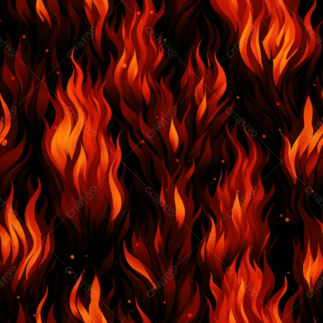 Textura Chamas Vermelhas e Laranjas para Fundo