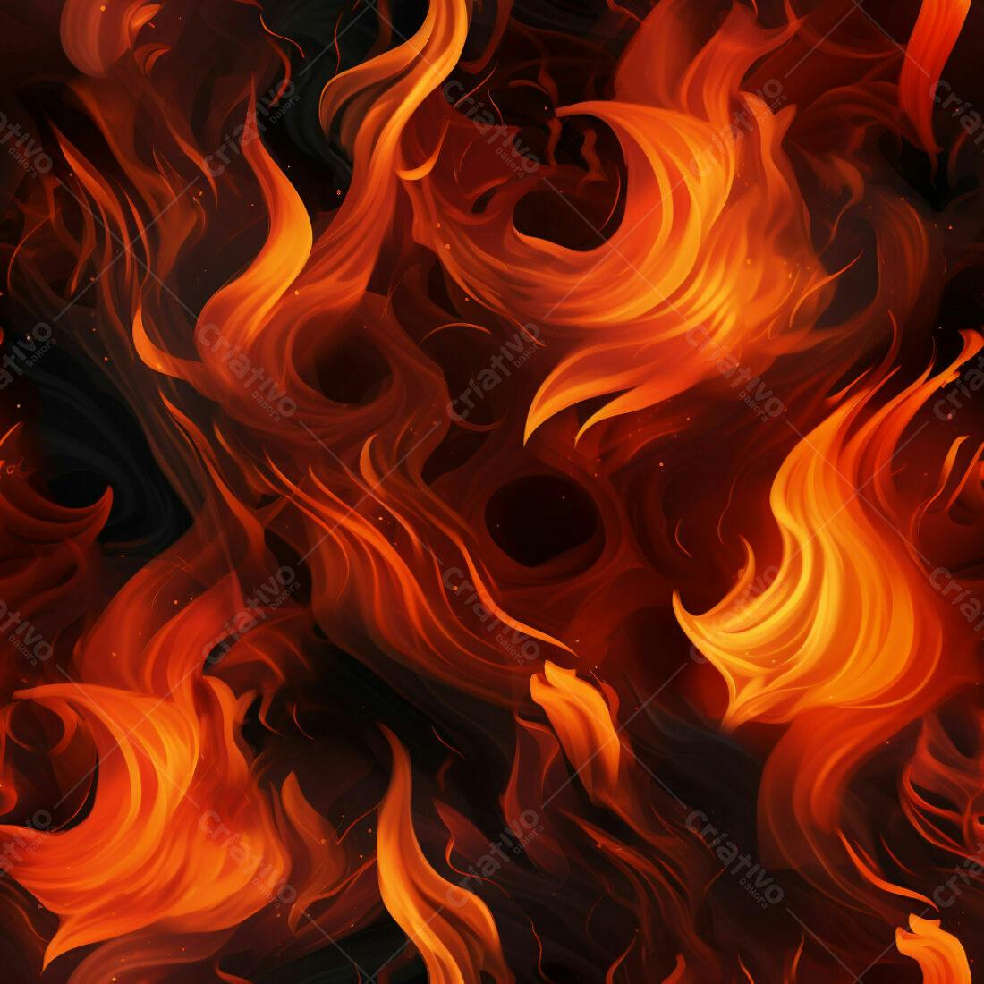 Textura Fogo Abstrato para Fundo