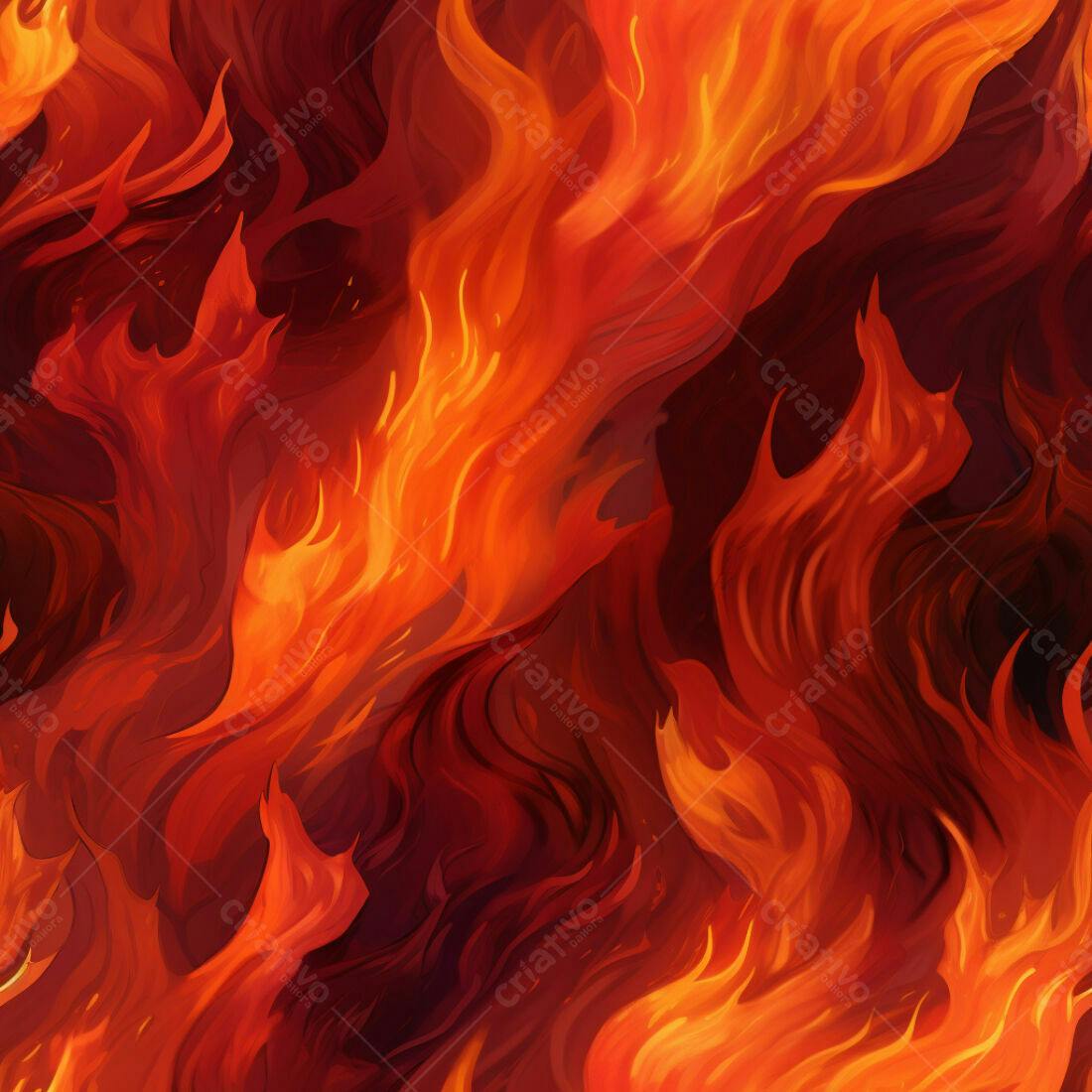 Textura Fogo Abstrato para Fundo de Jogo