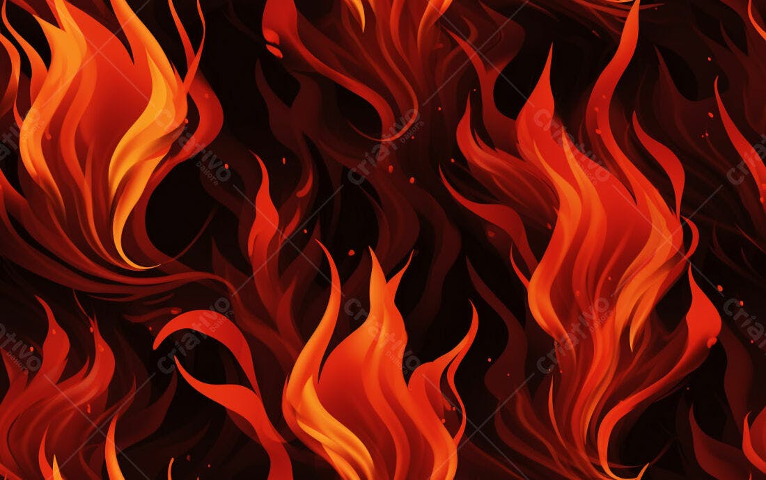 Textura Fogo Infernal para Fundo de Jogo
