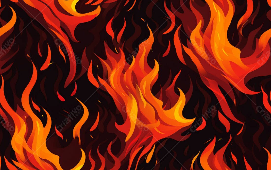 Textura Fogo Infernal para Fundo