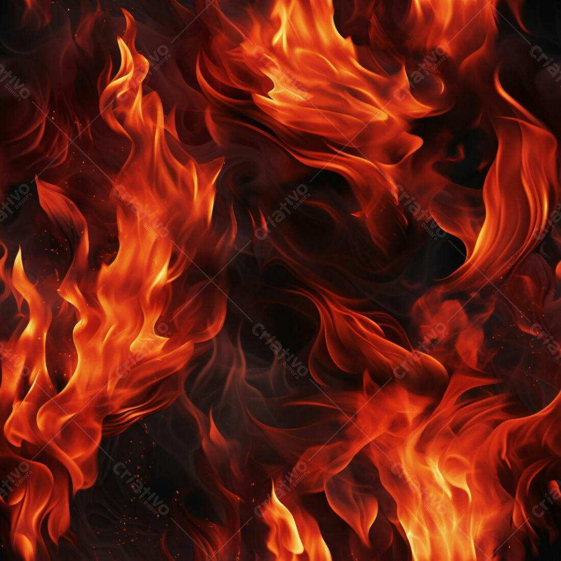 Textura Fogo Infernal para Fundo de Jogo