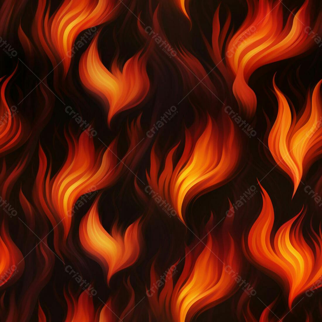 Textura Chamas Vermelhas e Laranjas para Fundo