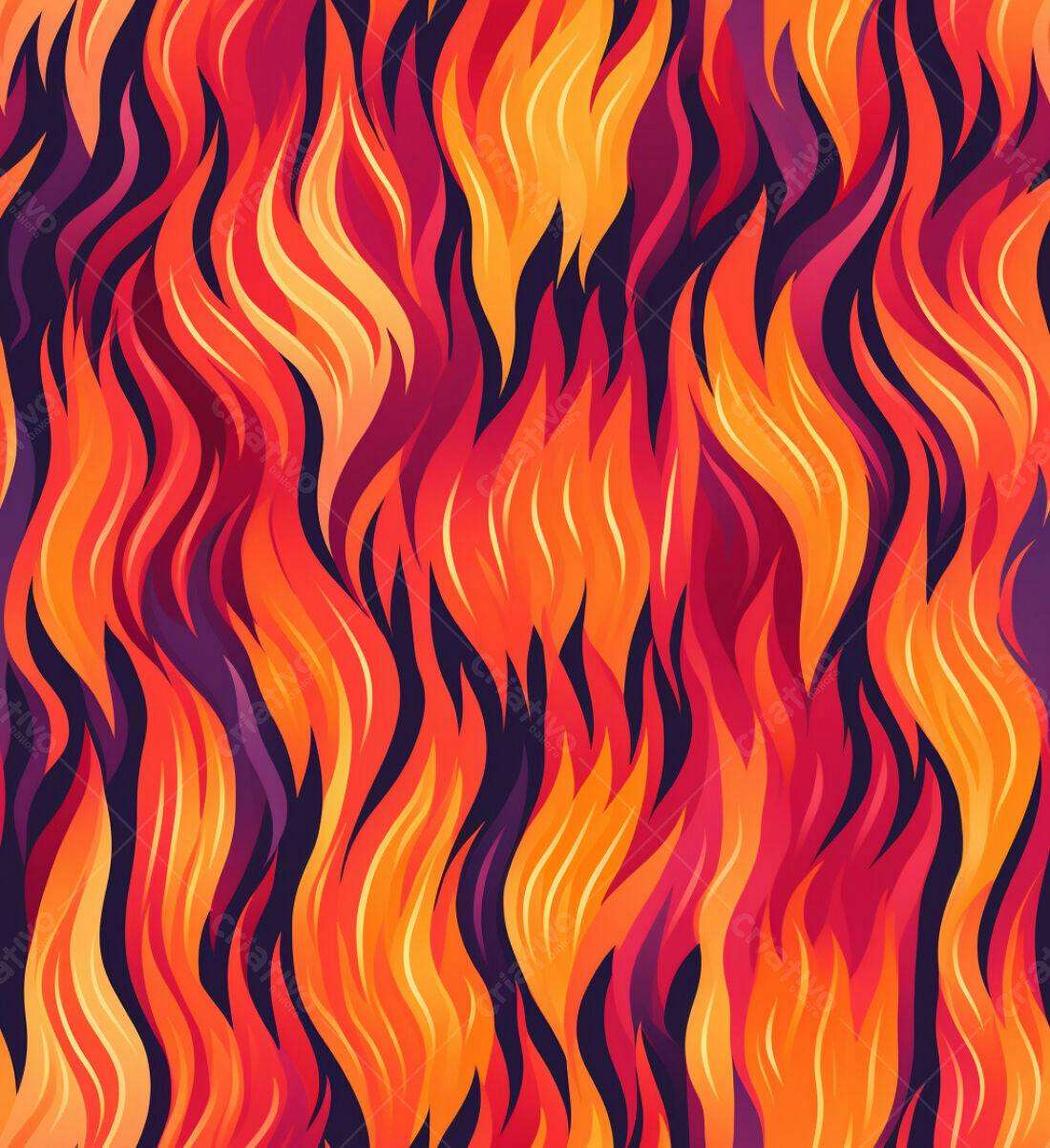 Textura Chamas Vermelhas e Laranjas para Fundo