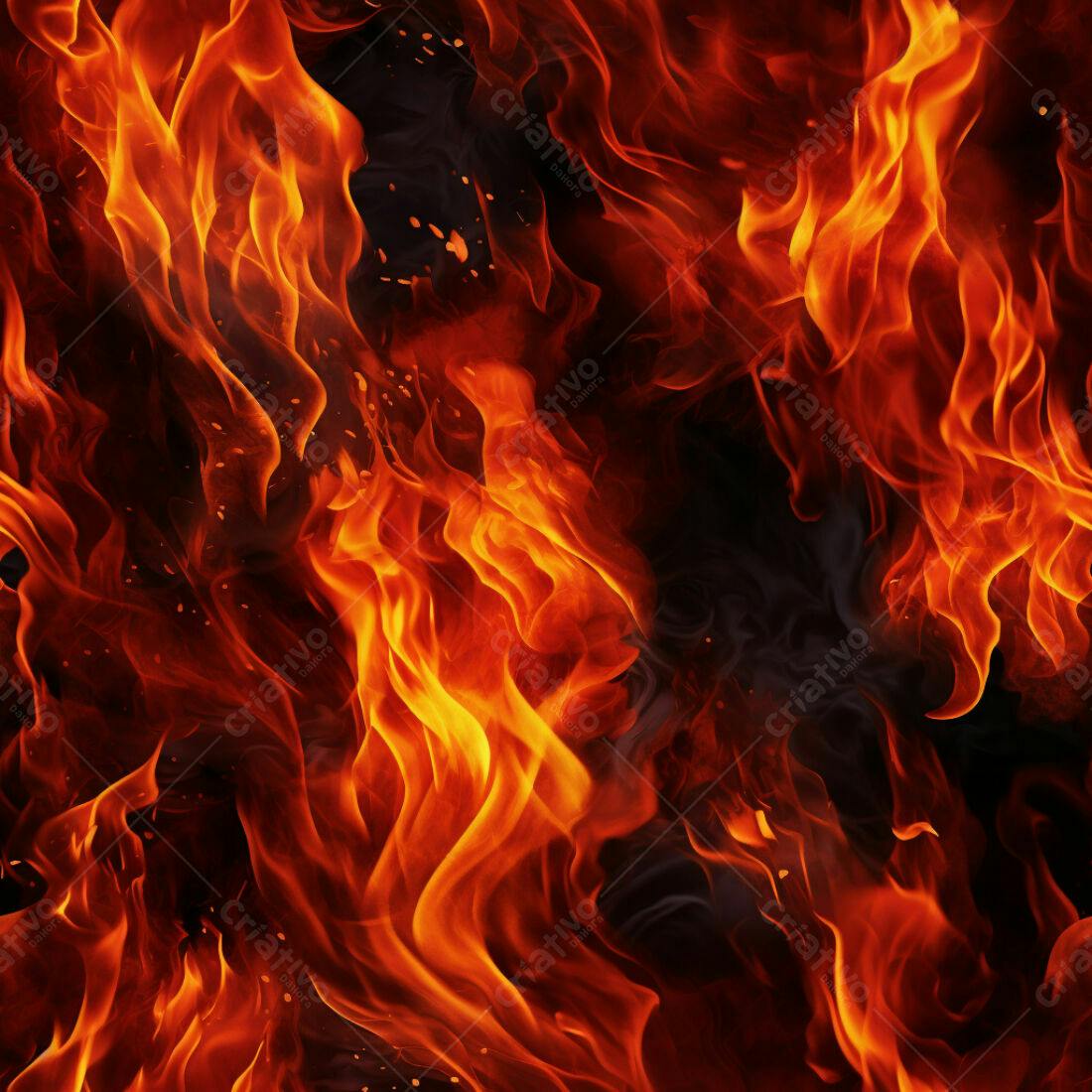 Textura Fogo Infernal para Fundo