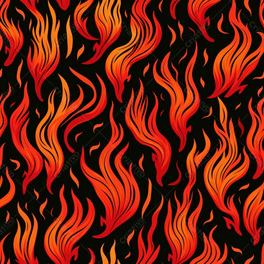 Textura Chamas Vermelhas para Fundo