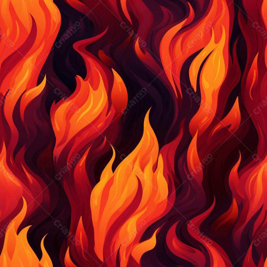 Textura Fogo Flamejante para Fundo