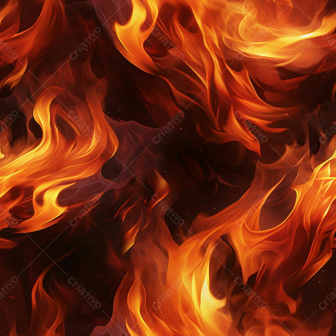 Textura Fogo Infernal para Fundo