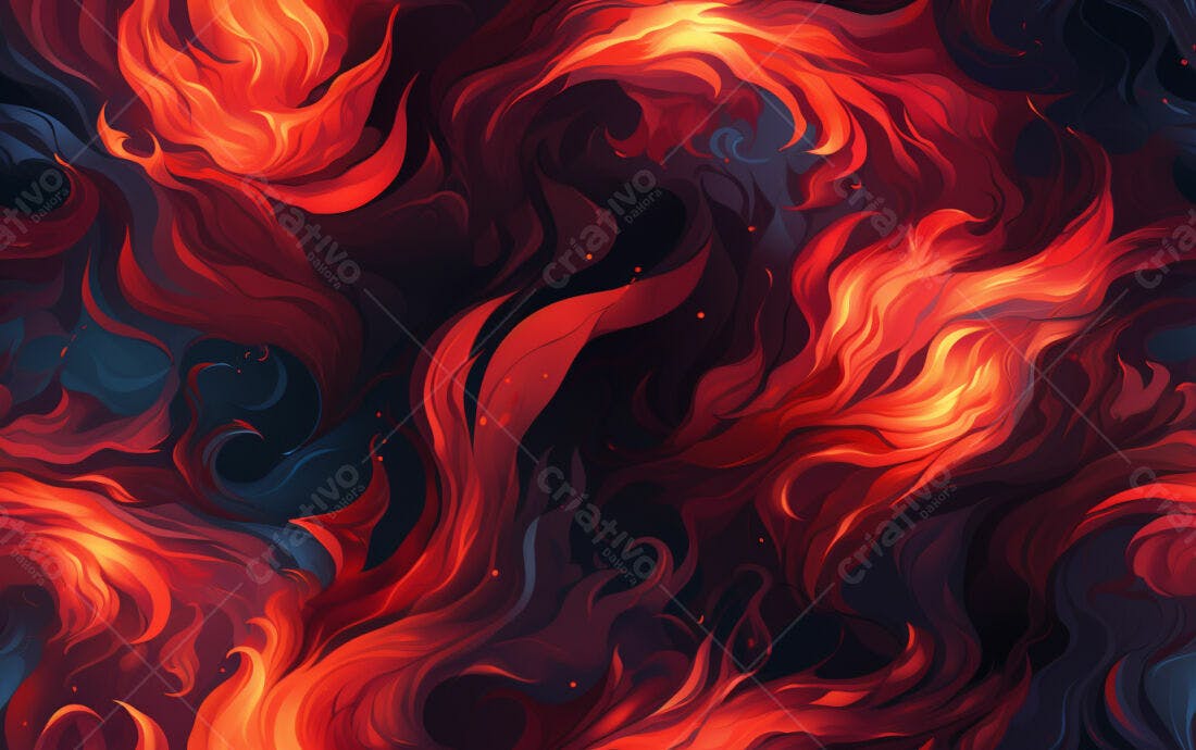Textura Fogo Abstrato para Fundo de Jogo