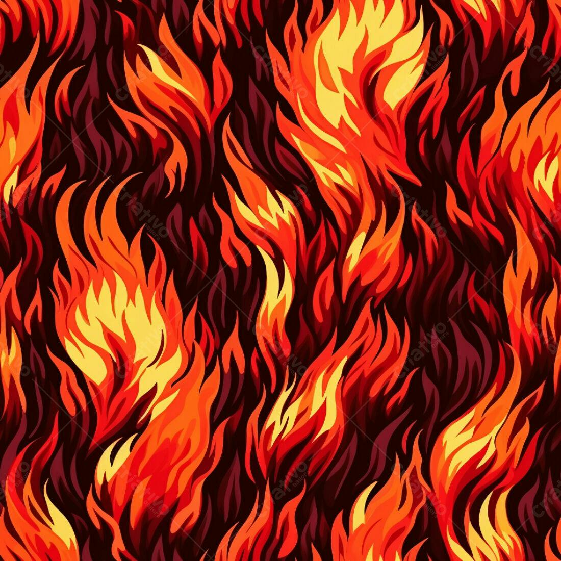 Textura Fogo Infernal para Fundo