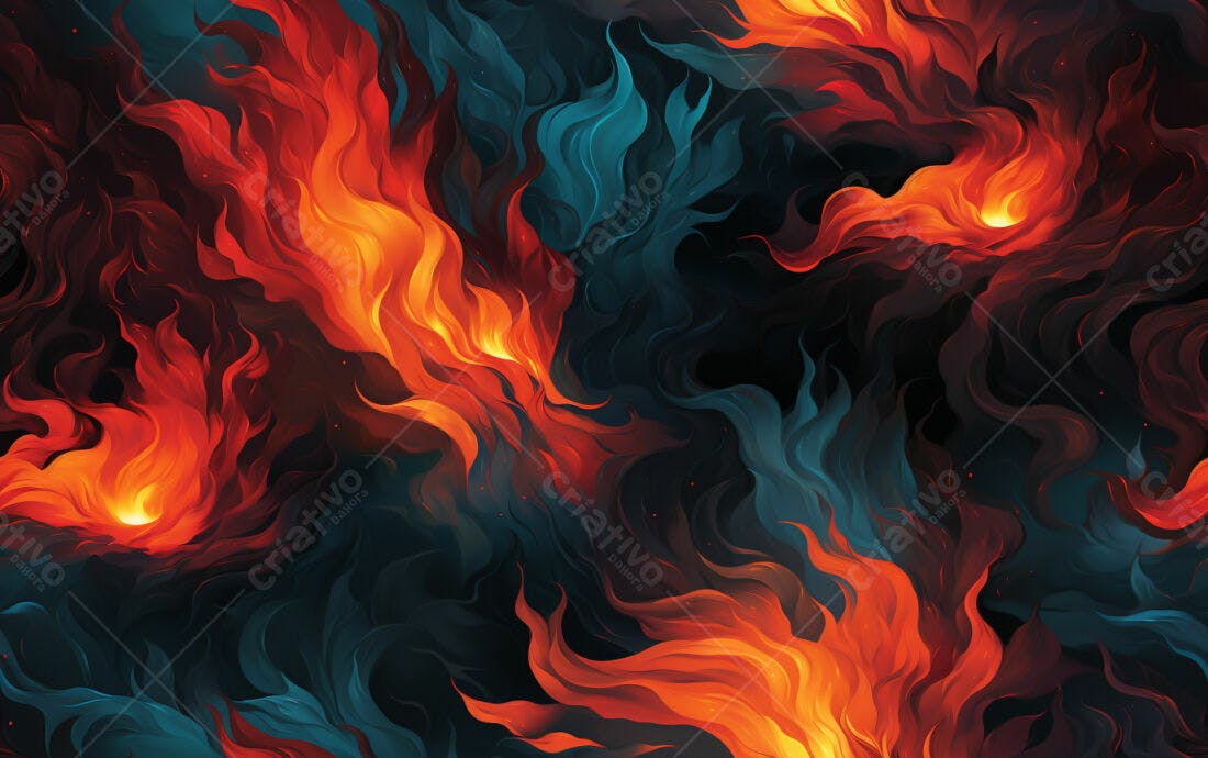 Textura Fogo Abstrato para Fundo