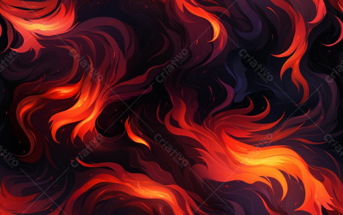 Textura Fogo Abstrato para Fundo de Jogo