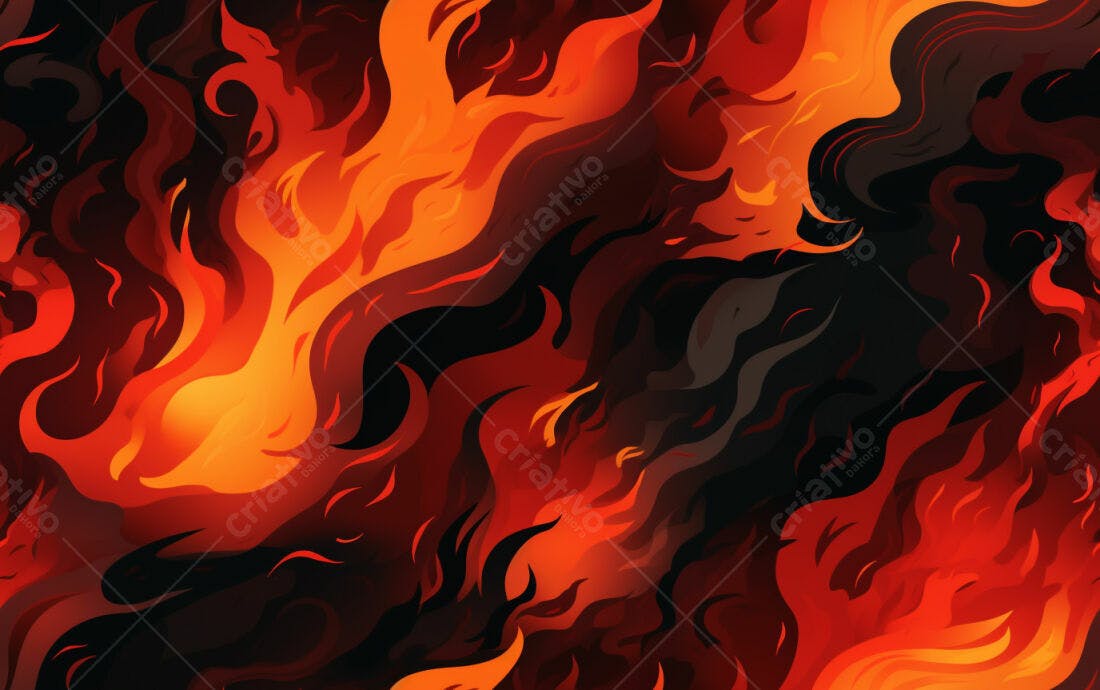 Textura Fogo Abstrato para Fundo de Jogo