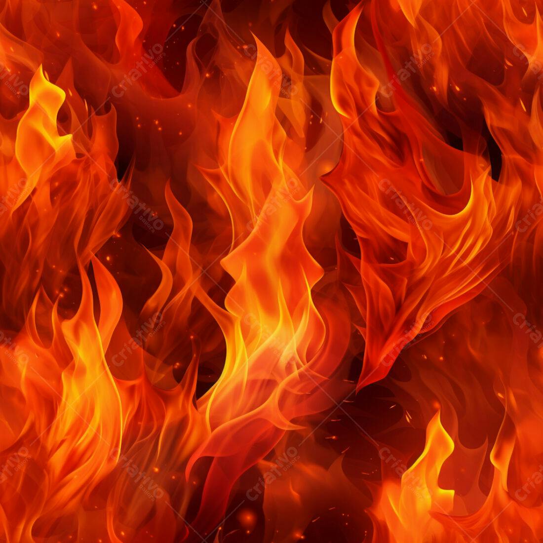 Textura Fogo Infernal para Fundo
