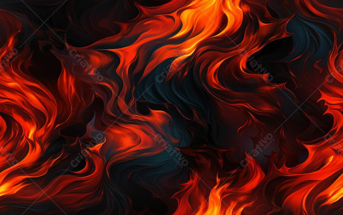 Textura Chama Abstrata para Fundo Escuro
