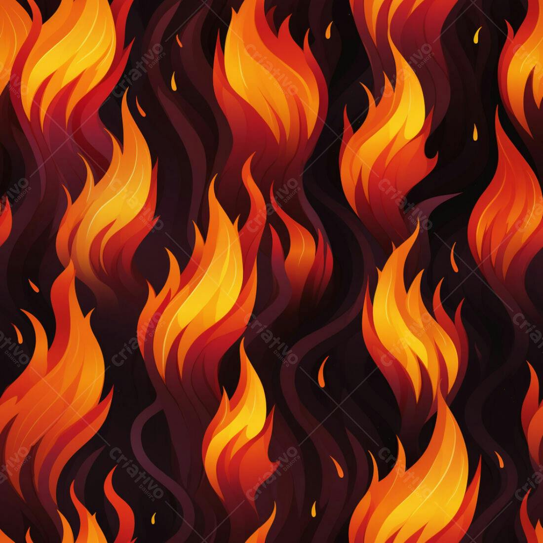 Textura Fogo Laranjas e Vermelhas para Fundo