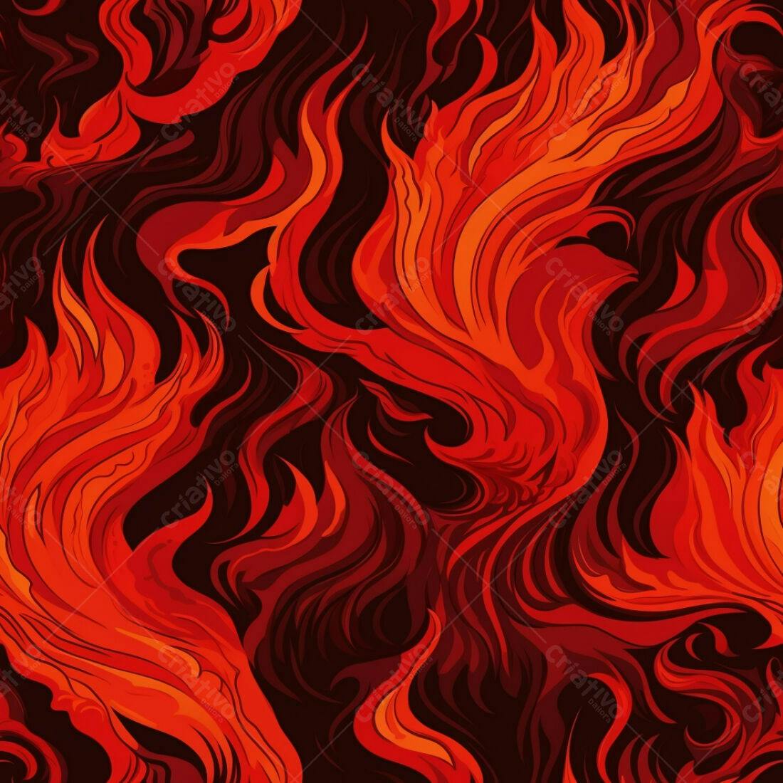 Textura Fogo Abstrato para Fundo