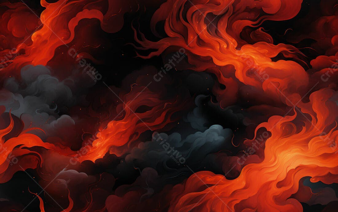 Textura Fogo Abstrato para Fundo Escuro