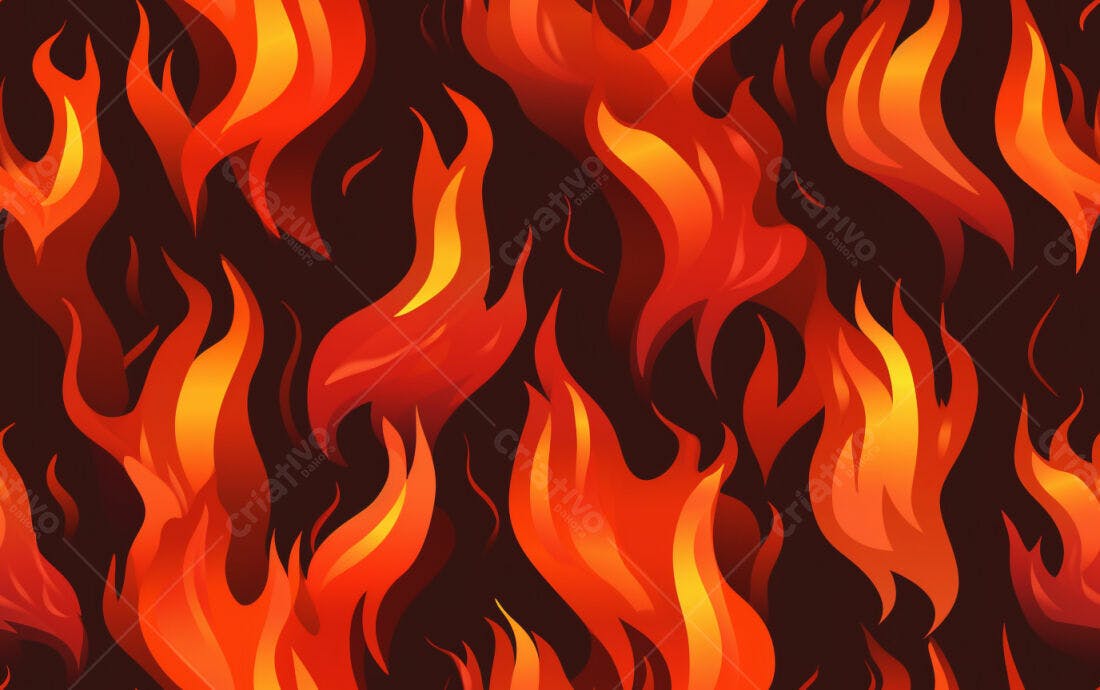 Textura Fogo Infernal para Fundo de Jogo