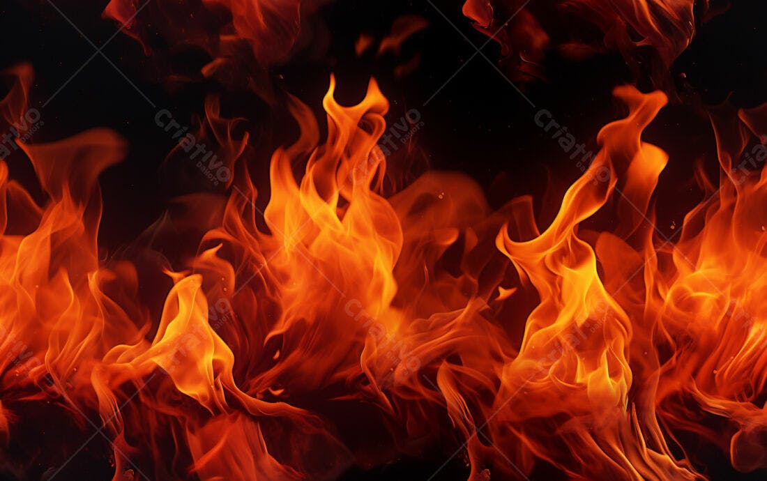 Textura Fogo Infernal para Fundo de Jogo