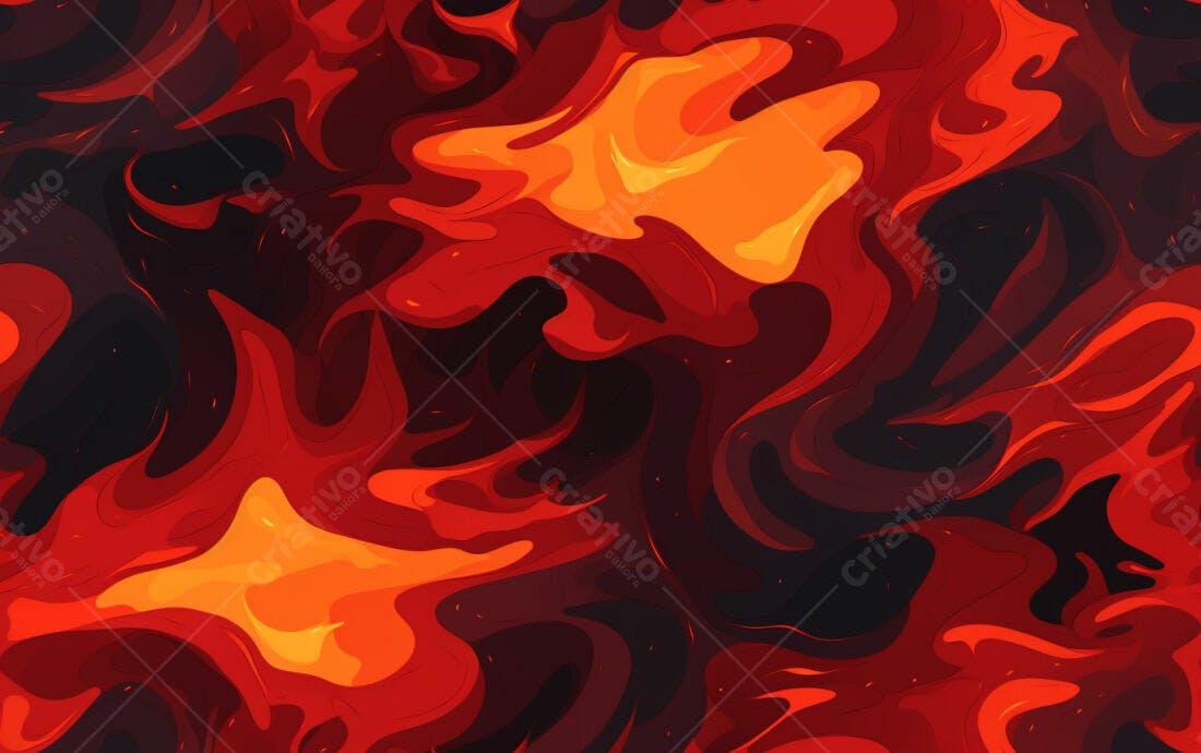 Textura Lava Vermelha para Fundo de Jogo