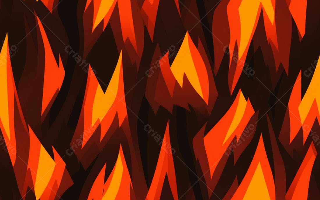 Textura Fogo Abstrato para Fundo de Jogo