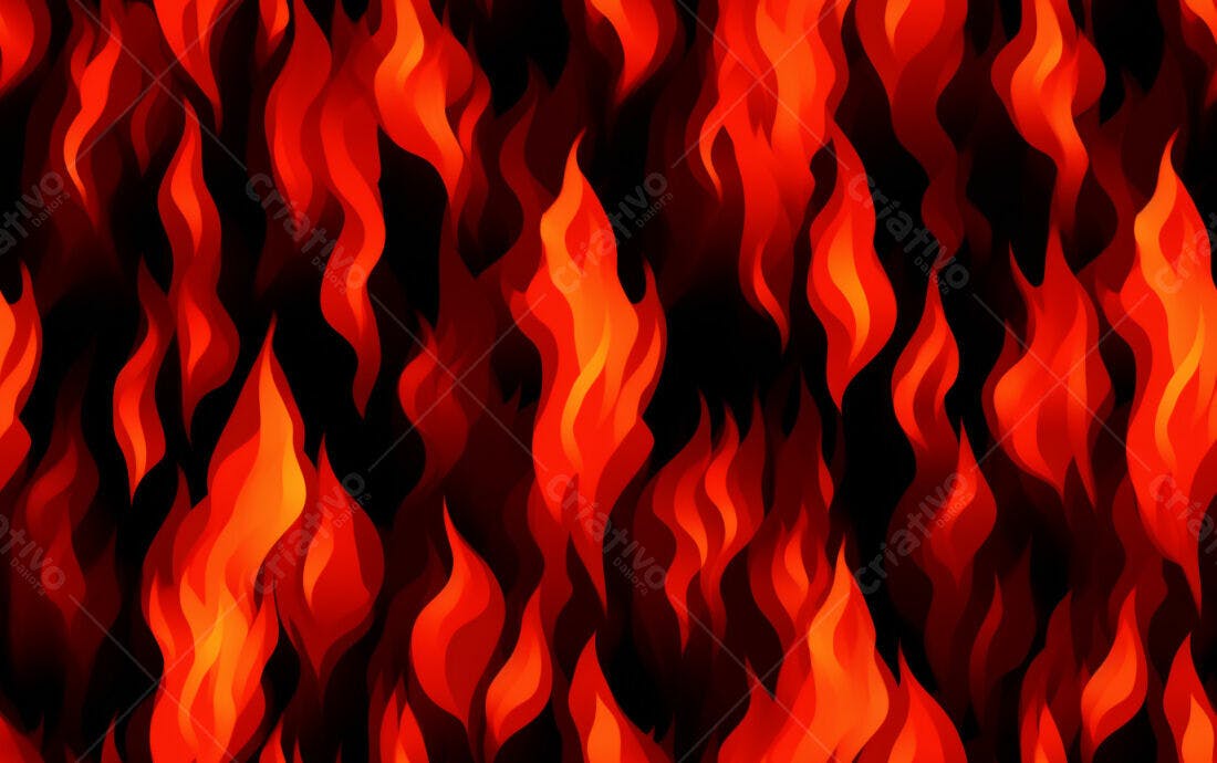 Textura Fogo Vermelho Intenso para Fundo