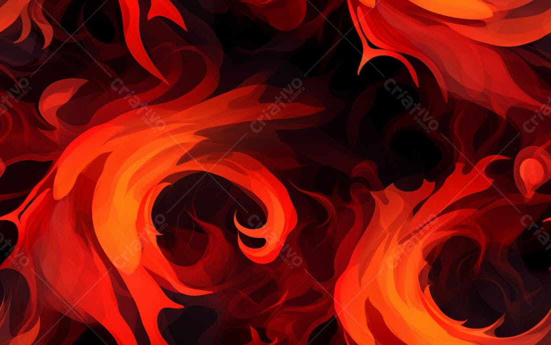 Textura Fogo Abstrato para Fundo de Jogo