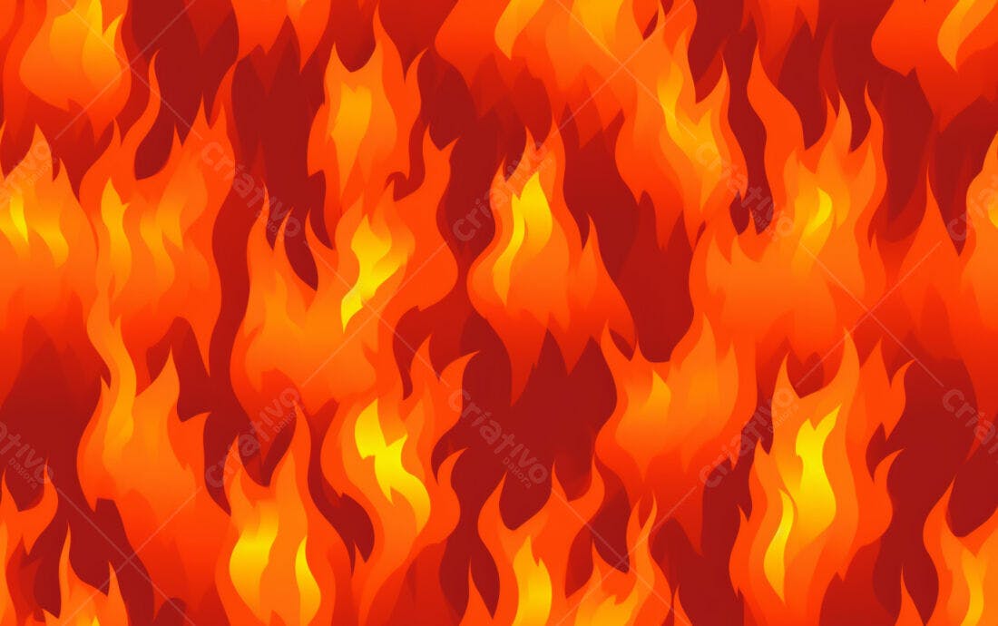Textura Fogo Infernal para Fundo de Jogo