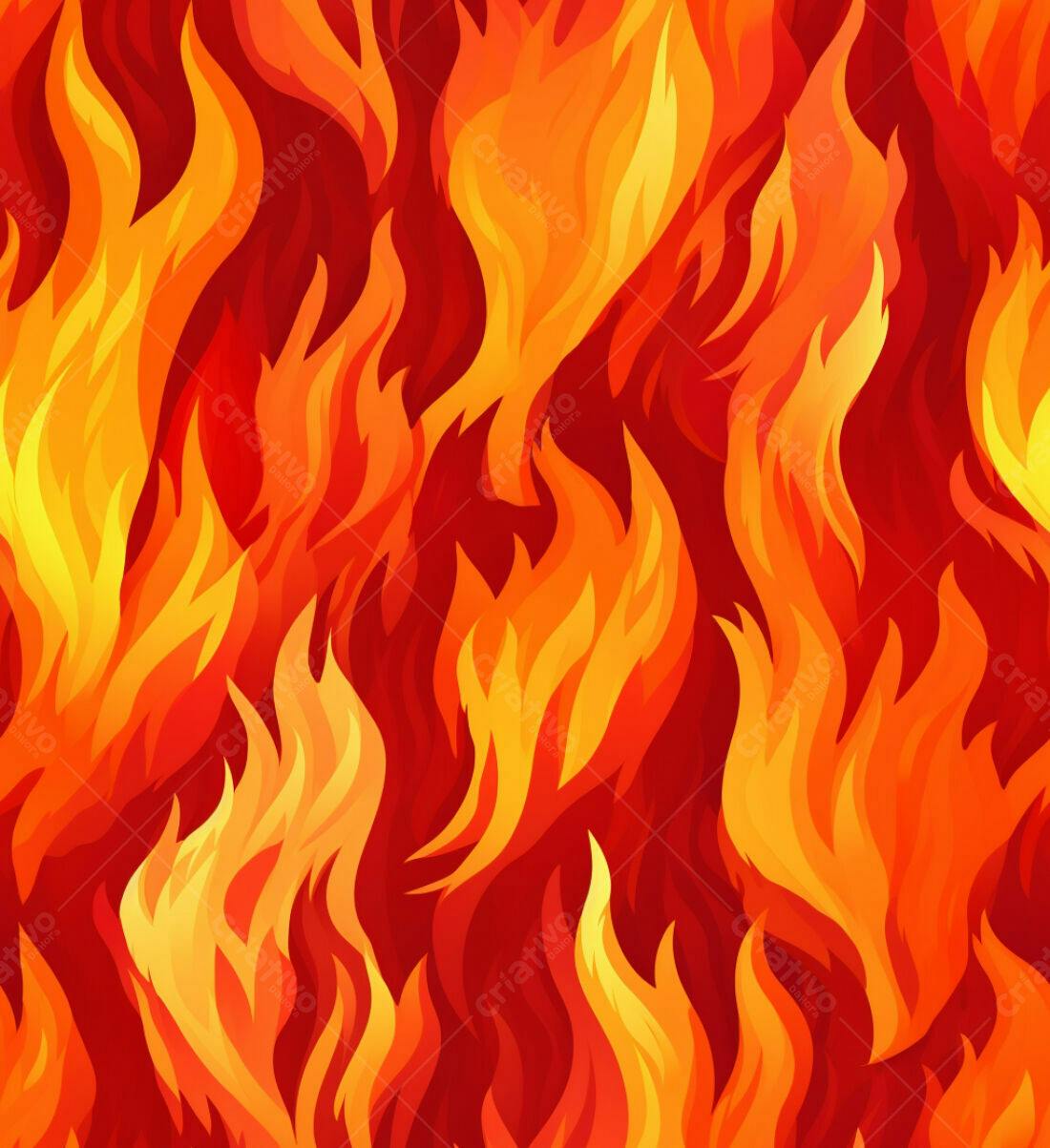 Textura Fogo Infernal para Fundo de Jogo