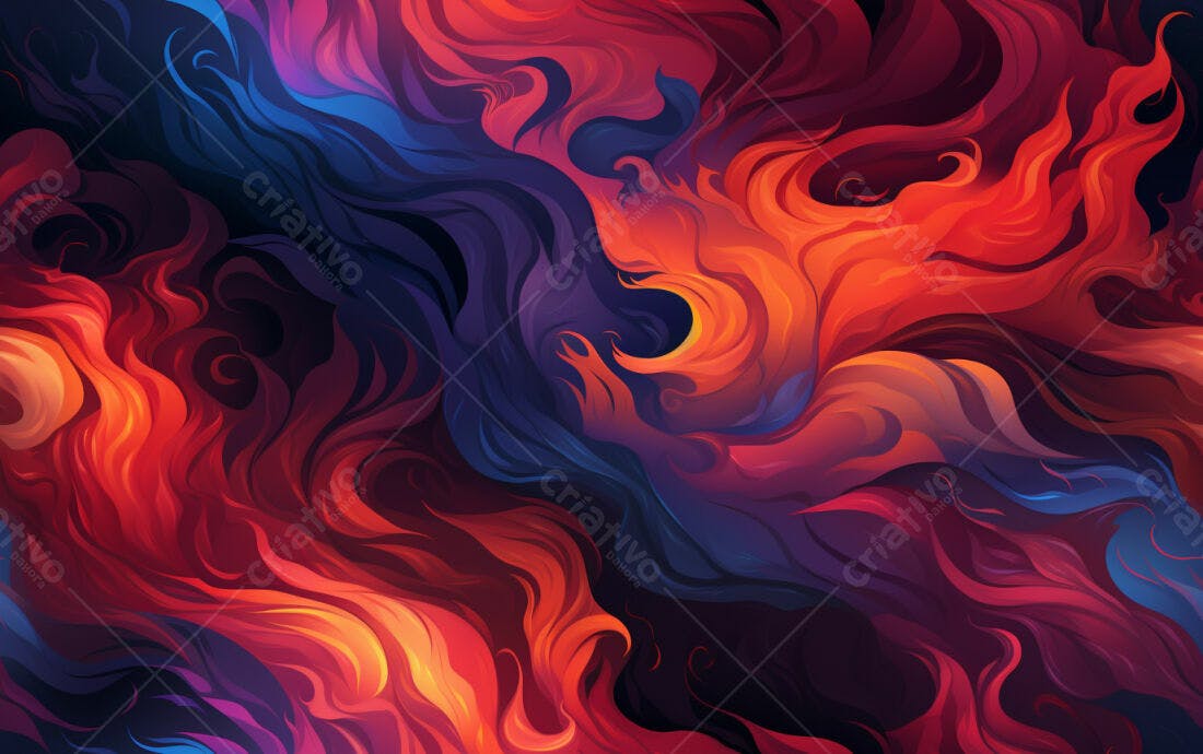 Textura Fogo Abstrato para Fundo de Jogo
