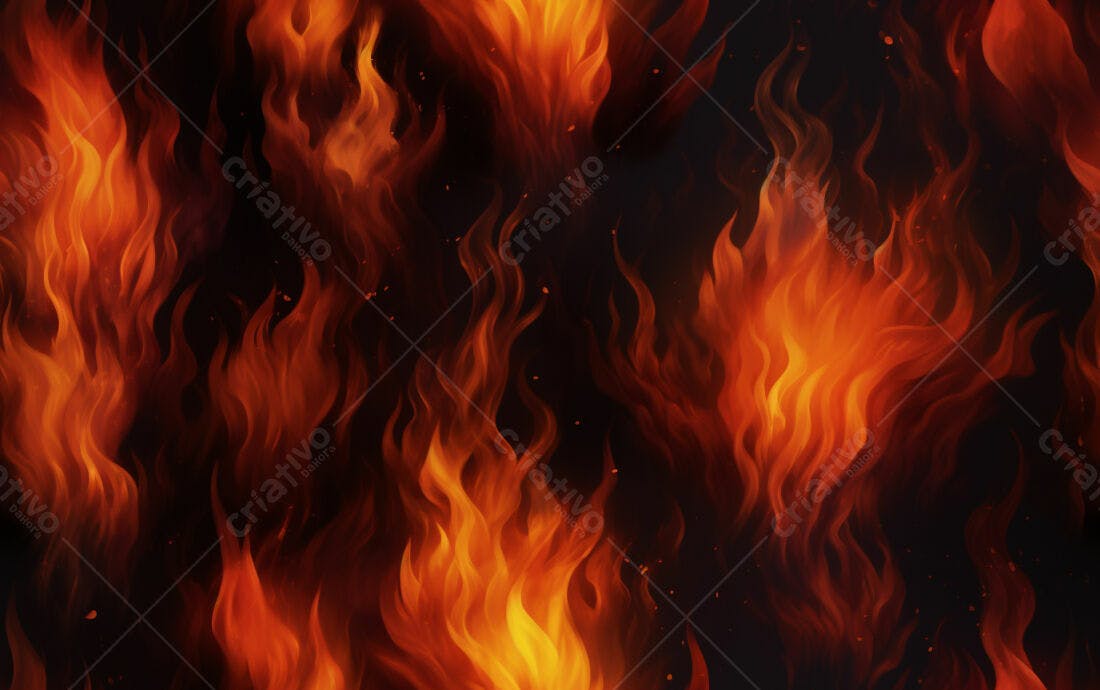Textura Fogo Infernal para Fundo de Jogo