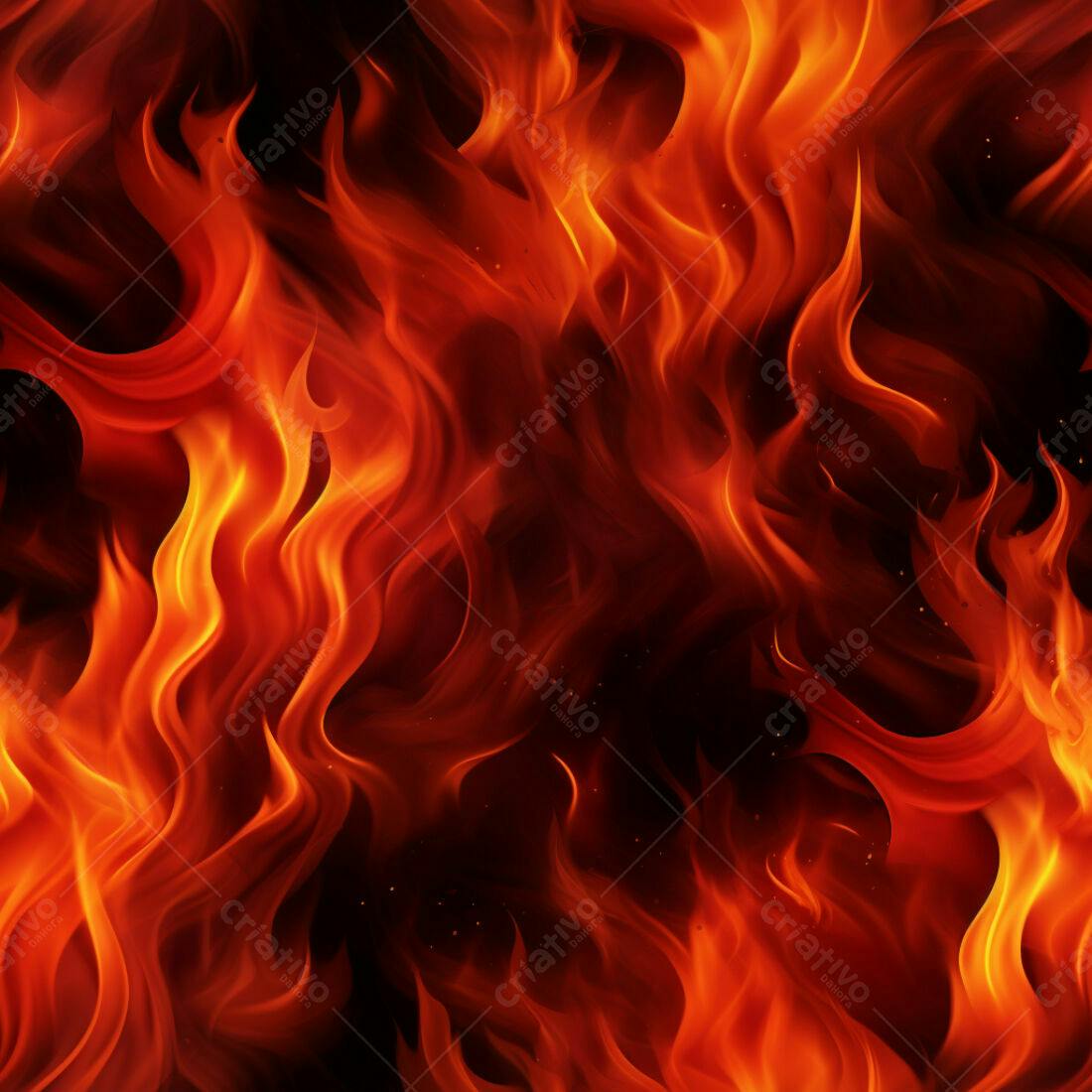 Textura Fogo Infernal para Fundo