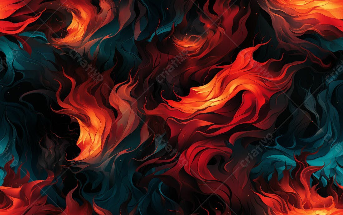 Textura Fogo Abstrato para Fundo