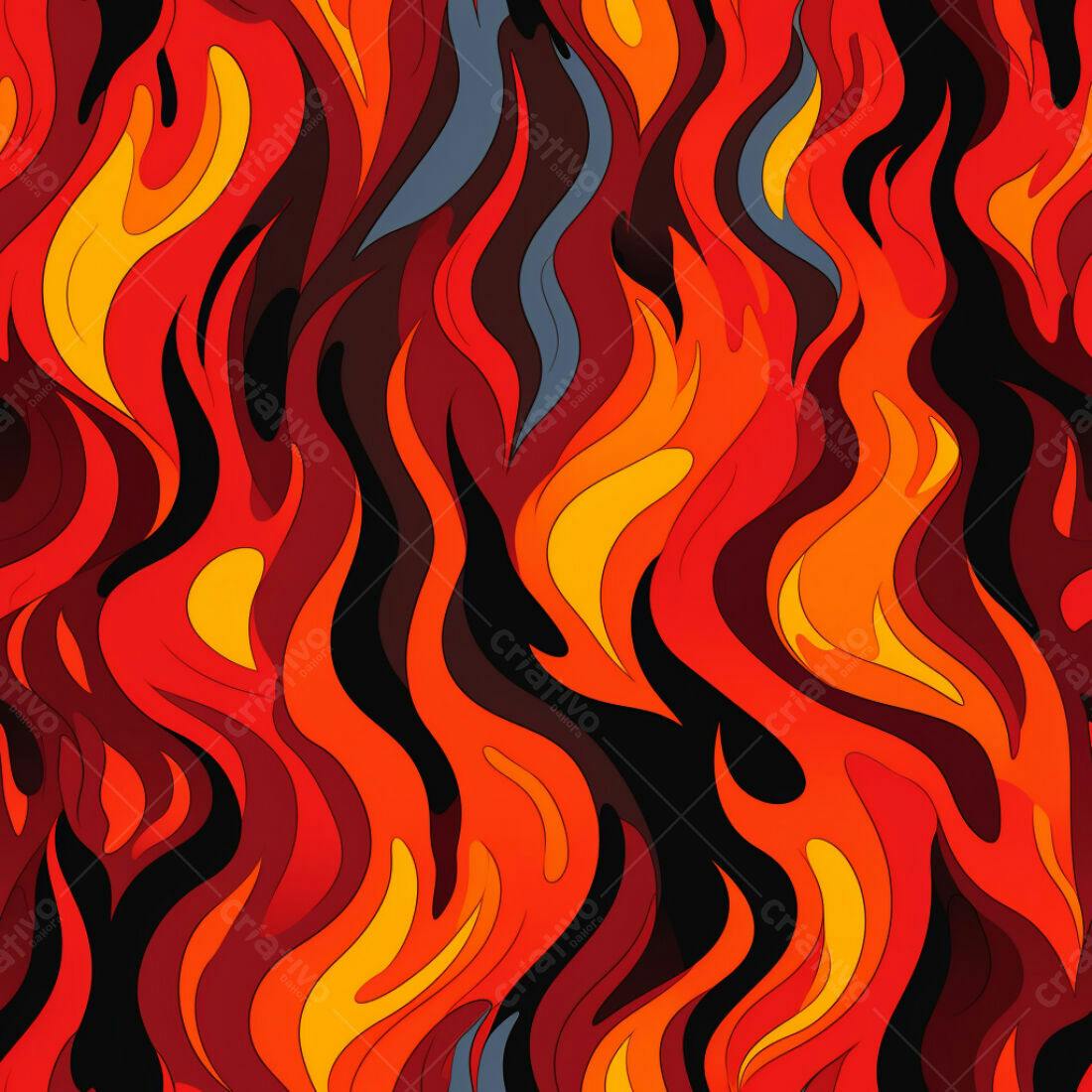 Textura Chamas Vermelhas e Laranjas para Fundo