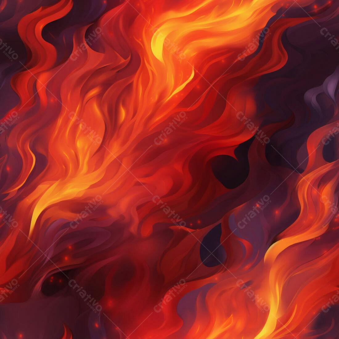 Textura Fogo Abstrato para Fundo de Jogo