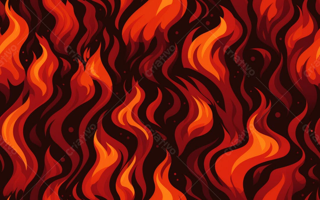 Textura Fogo Estilizado para Fundo