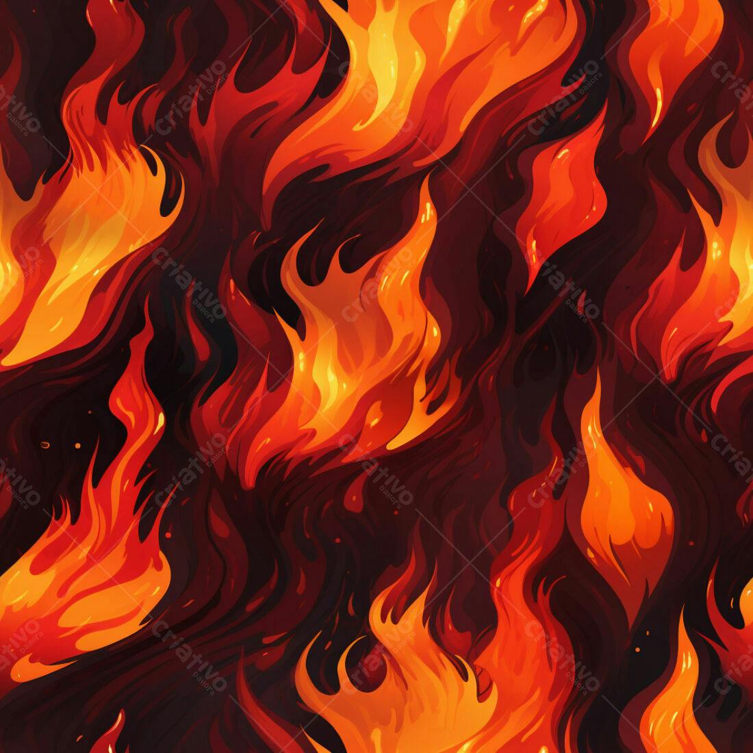 Textura Fogo Infernal para Fundo