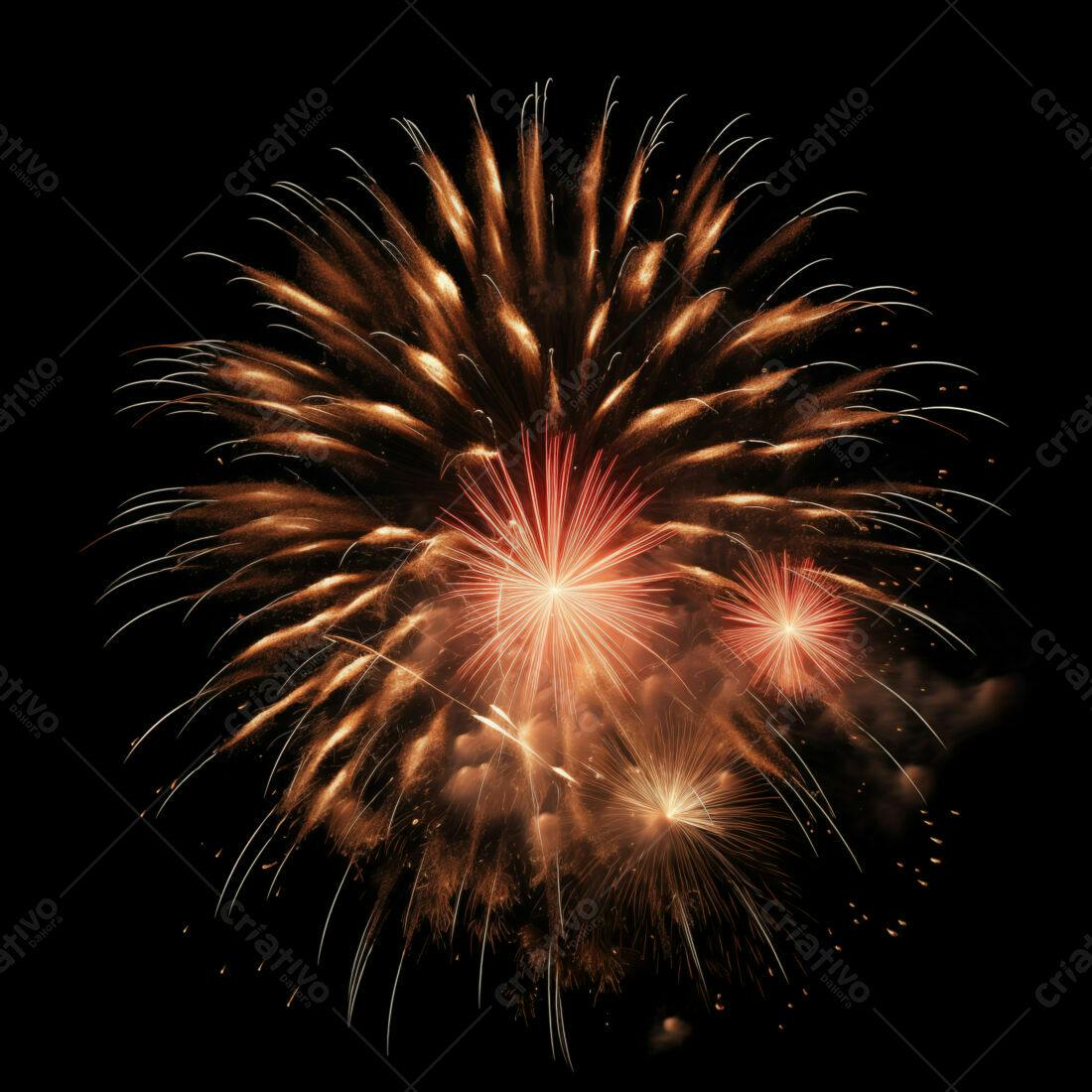 Textura Fogo de Artifício para Fundo