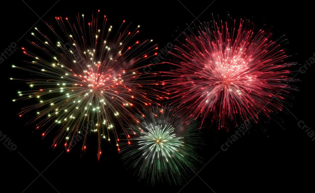 Textura Fogos de Artifício Coloridos para Fundo