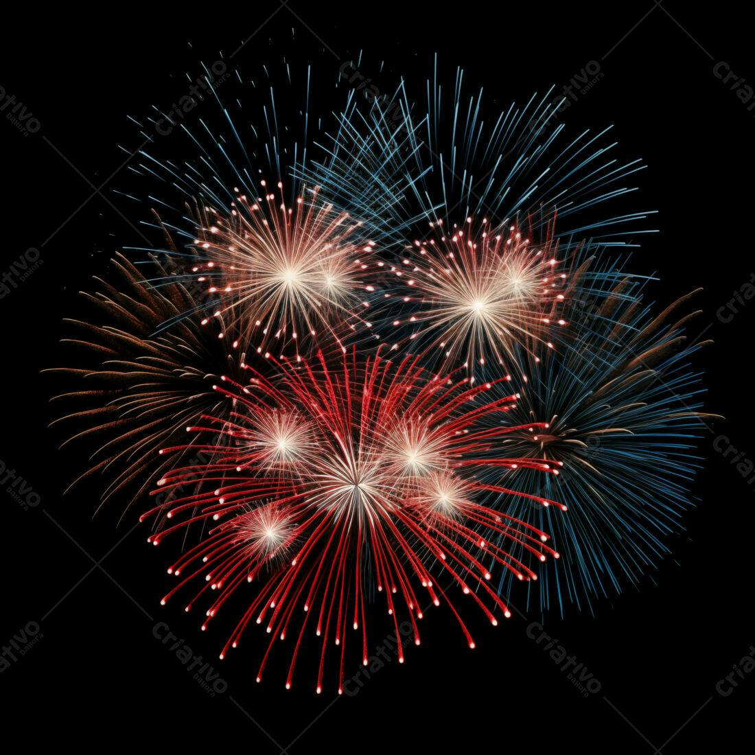Textura Fogos de Artifício Coloridos para Fundo