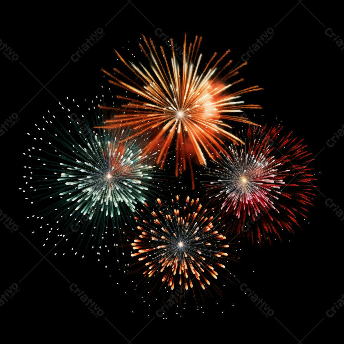 Textura fogos de artifício coloridos para fundo