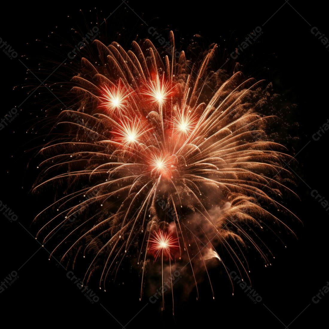 Textura Fogo de Artifício Vermelho para Fundo