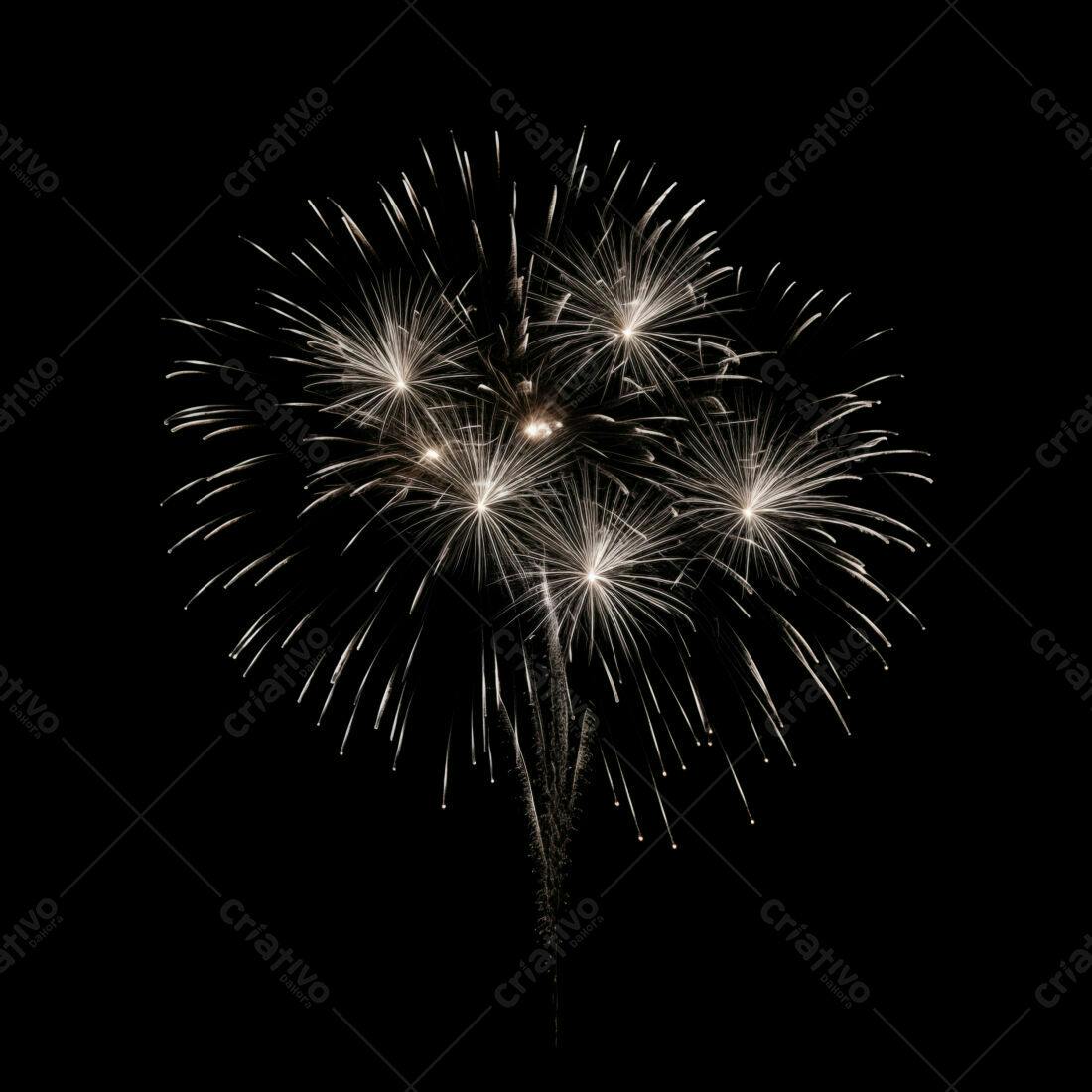 Textura Fogo de Artifício Branco para Fundo